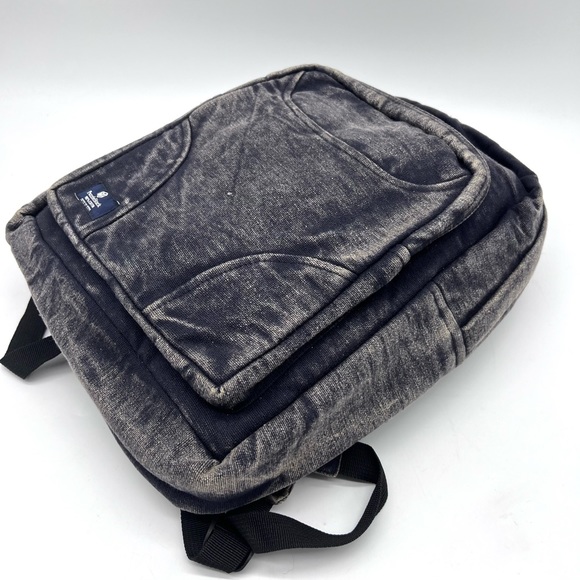 Stonewashed Heavy Cotton Backpack Black - Picture 7 of 14
